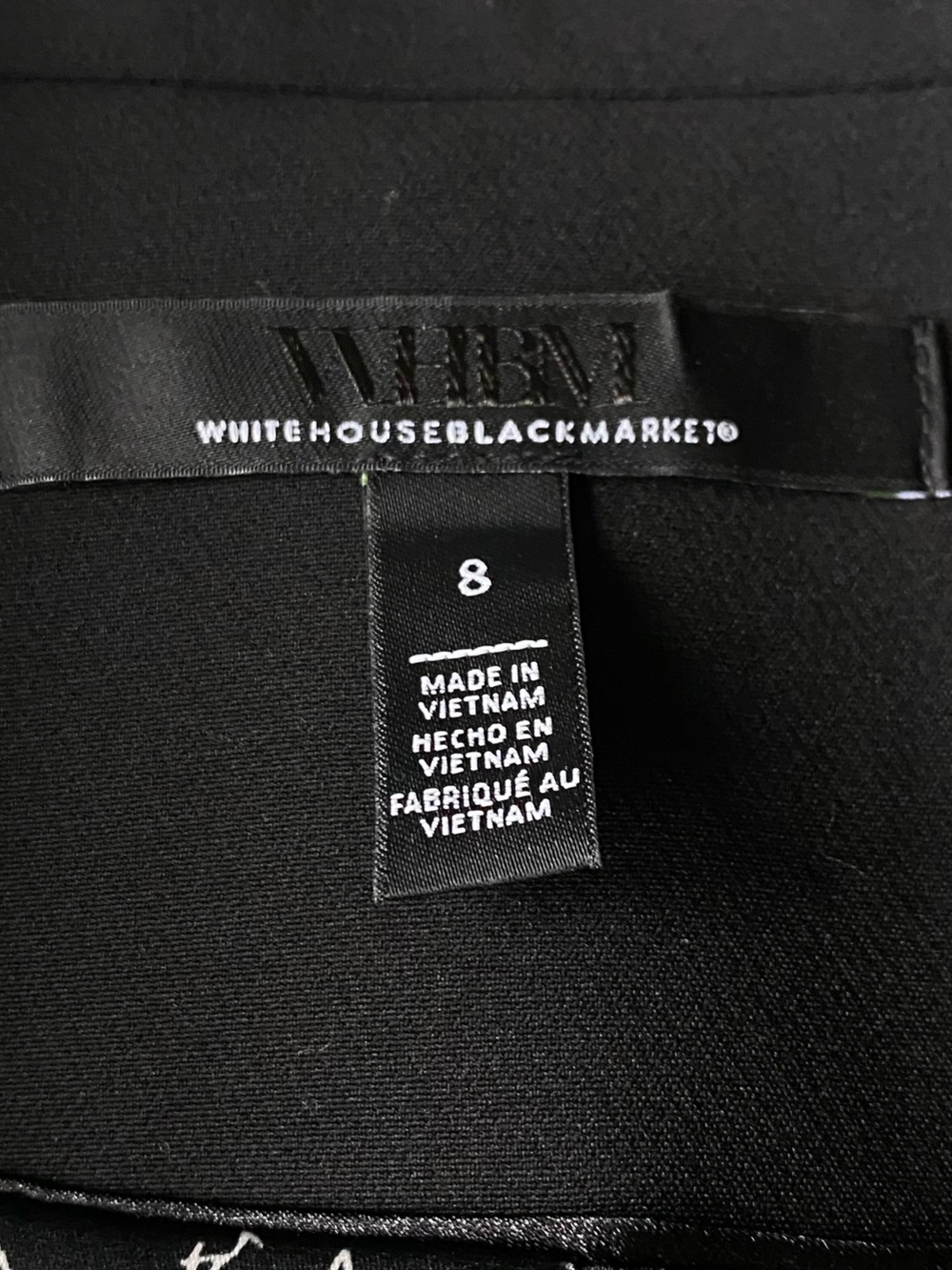 White House Black Market Editor Blazer Comfort Stretch cotton blend sz 8 - Picture 11 of 16